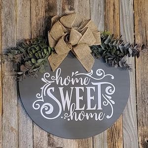 Beautiful Wood Hanging Sign